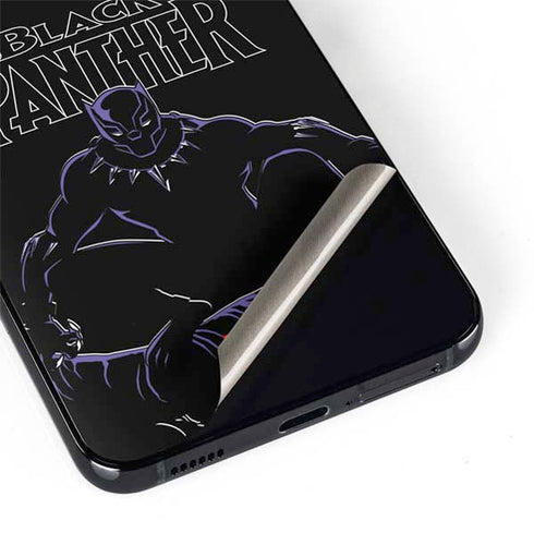 Marvel Black Panther Night Time Watch Galaxy S22 Plus Skin