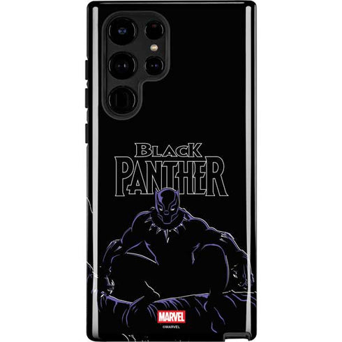 Marvel Black Panther Night Time Watch Galaxy S22 Ultra Pro Case