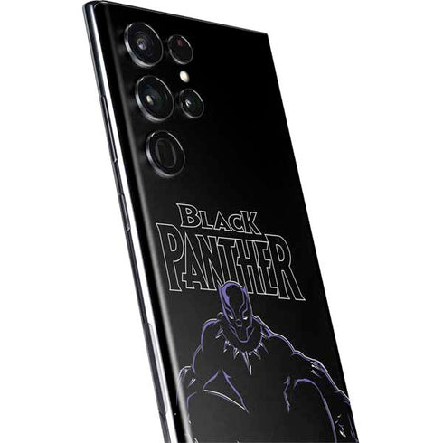 Marvel Black Panther Night Time Watch Galaxy S22 Ultra Skin
