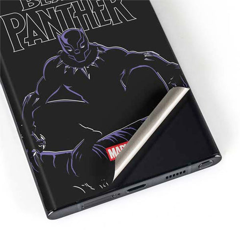 Marvel Black Panther Night Time Watch Galaxy S22 Ultra Skin