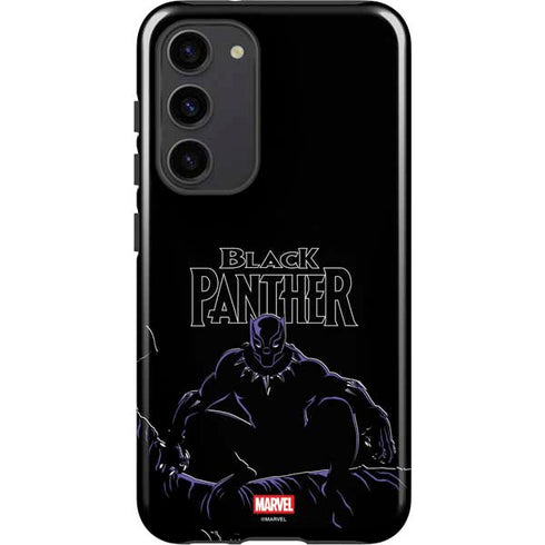Marvel Black Panther Night Time Watch Galaxy S23 Plus Pro Case