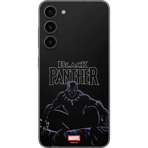 Marvel Black Panther Night Time Watch Galaxy S23 Plus Skin