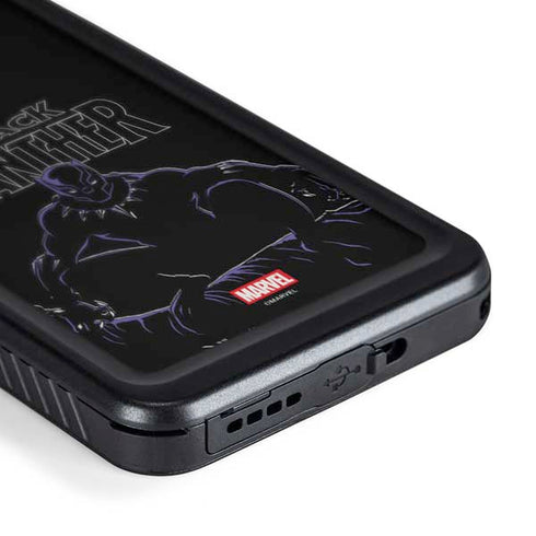 Marvel Black Panther Night Time Watch Galaxy S23 Plus Waterproof Case