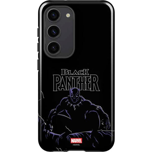 Marvel Black Panther Night Time Watch Galaxy S23 Pro Case