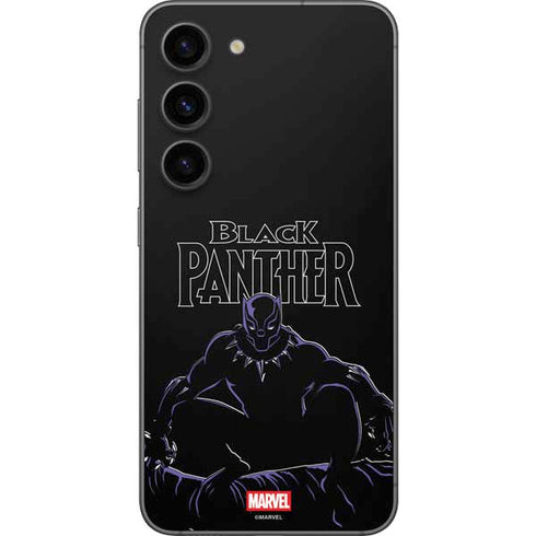 Marvel Black Panther Night Time Watch Galaxy S23 Skin