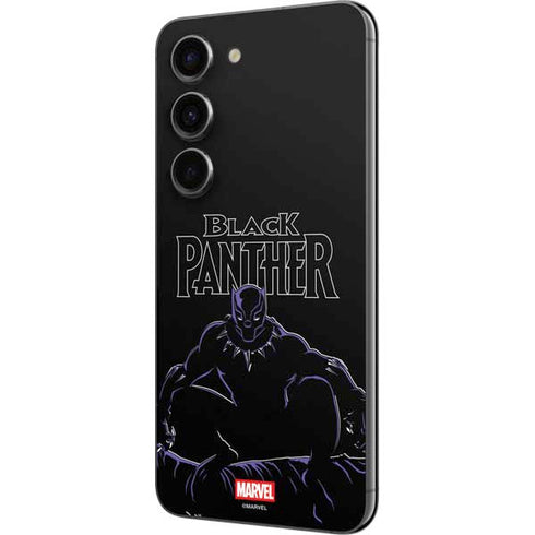 Marvel Black Panther Night Time Watch Galaxy S23 Skin