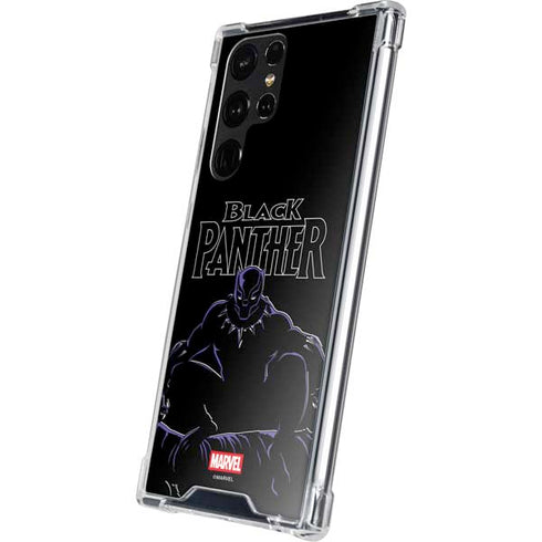 Marvel Black Panther Night Time Watch Galaxy S23 Ultra Clear Case