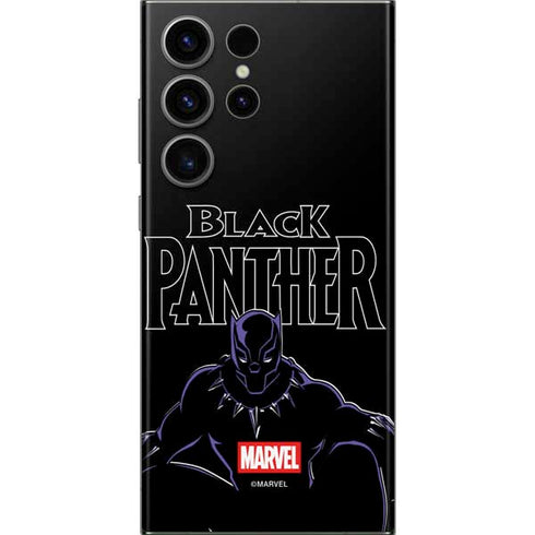 Marvel Black Panther Night Time Watch Galaxy S23 Ultra Skin