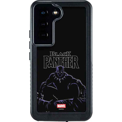 Marvel Black Panther Night Time Watch Galaxy S23 Waterproof Case