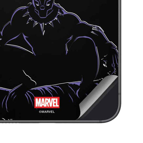 Marvel Black Panther Night Time Watch Galaxy S24 Plus Skin
