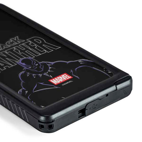 Marvel Black Panther Night Time Watch Galaxy S24 Ultra Waterproof Case