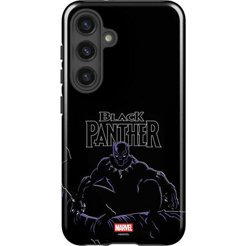 Marvel Black Panther Night Time Watch Galaxy S25 Plus Impact Case