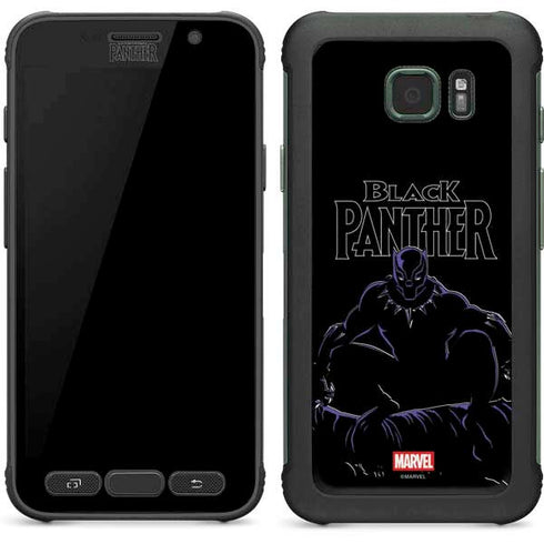 Marvel Black Panther Night Time Watch Galaxy S7 Active Skin