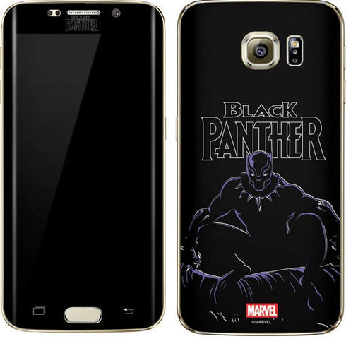 Marvel Black Panther Night Time Watch Galaxy S7 Edge Skin