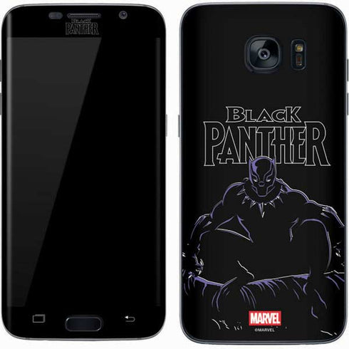 Marvel Black Panther Night Time Watch Galaxy S7 Skin