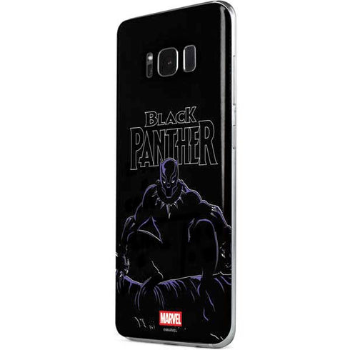 Marvel Black Panther Night Time Watch Galaxy S8 Plus Skin