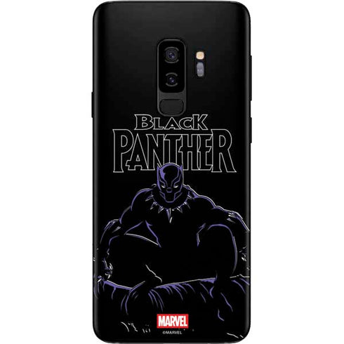 Marvel Black Panther Night Time Watch Galaxy S9 Plus Skin