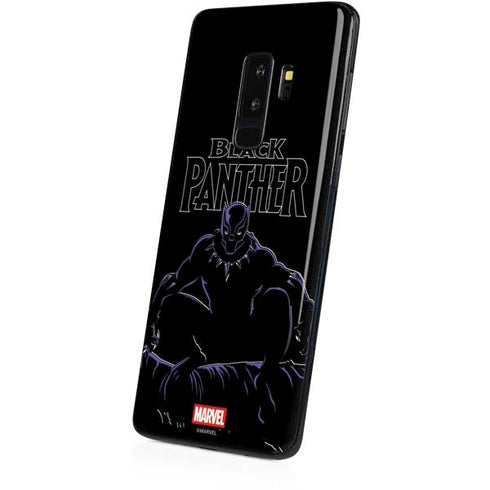 Marvel Black Panther Night Time Watch Galaxy S9 Plus Skin