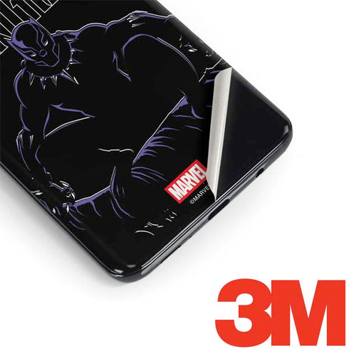 Marvel Black Panther Night Time Watch Galaxy S9 Plus Skin