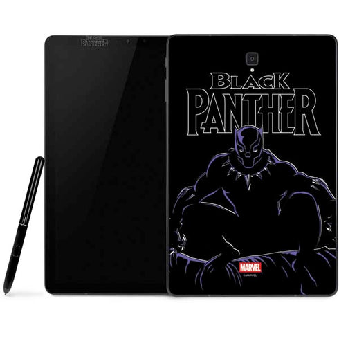 Marvel Black Panther Night Time Watch Samsung Galaxy Tab Skin
