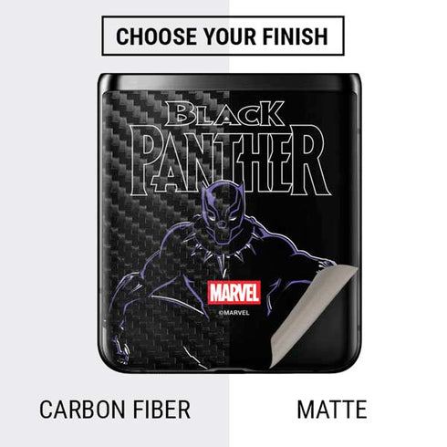 Marvel Black Panther Night Time Watch Galaxy Z Flip Skin