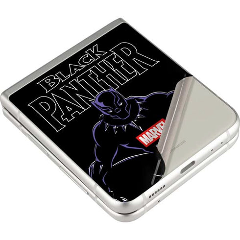Marvel Black Panther Night Time Watch Galaxy Z Flip3 5G Skin