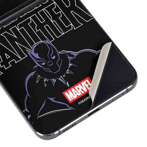 Marvel Black Panther Night Time Watch Galaxy Z Flip5 5G Skin