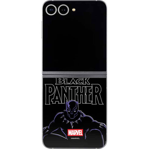 Marvel Black Panther Night Time Watch Galaxy Z Flip6 Skin