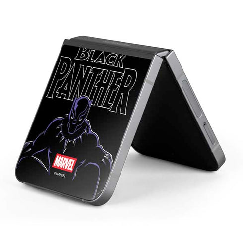 Marvel Black Panther Night Time Watch Galaxy Z Flip6 Skin