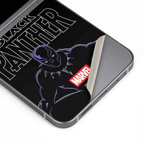 Marvel Black Panther Night Time Watch Galaxy Z Flip6 Skin