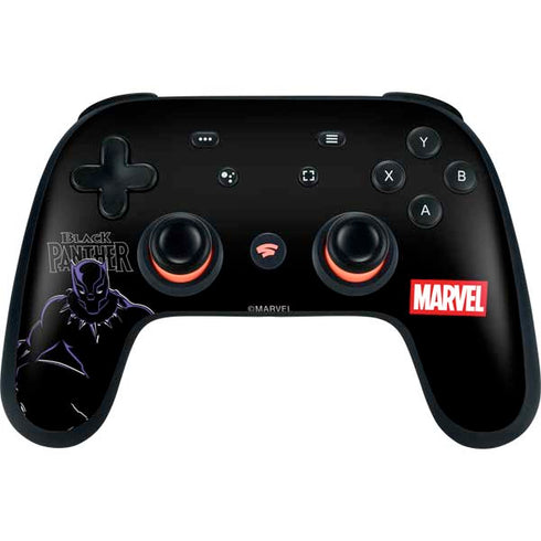 Marvel Black Panther Night Time Watch Google Stadia Controller Skin