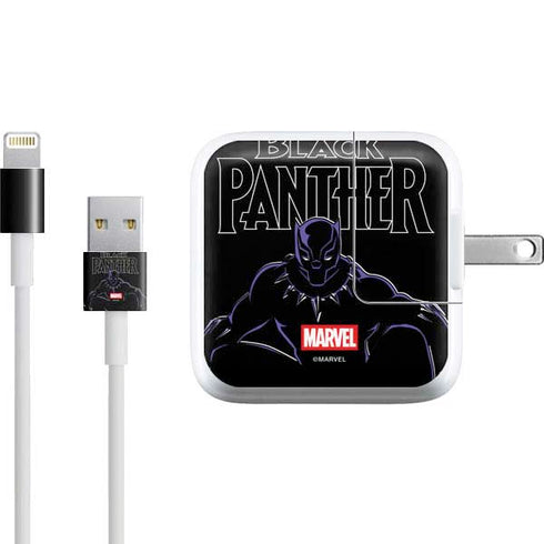 Marvel Black Panther Night Time Watch iPad Charger (10W USB) Skin
