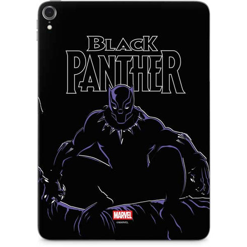Marvel Black Panther Night Time Watch Apple iPad Pro Skin