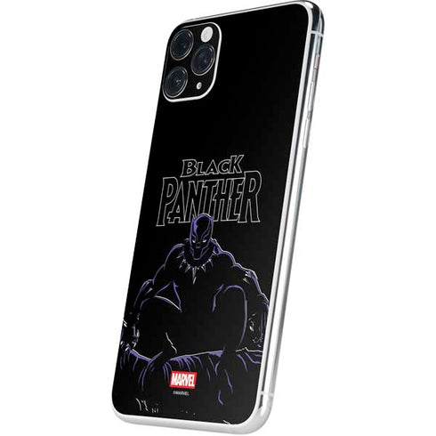 Marvel Black Panther Night Time Watch iPhone 11 Pro Max Skin