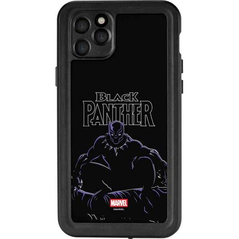Marvel Black Panther Night Time Watch iPhone 11 Pro Max Waterproof Case