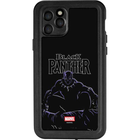 Marvel Black Panther Night Time Watch iPhone 11 Pro Waterproof Case