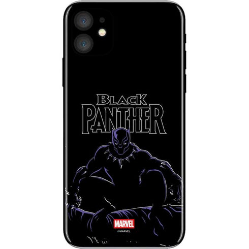 Marvel Black Panther Night Time Watch iPhone 11 Skin