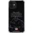 Marvel Black Panther Night Time Watch iPhone 12 Clear Case