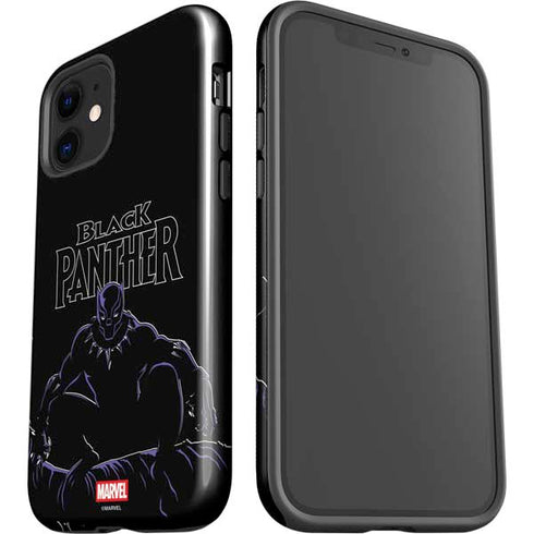 Marvel Black Panther Night Time Watch iPhone 12 Impact Case