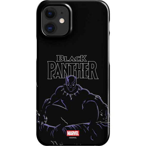 Marvel Black Panther Night Time Watch iPhone 12 Mini Lite Case