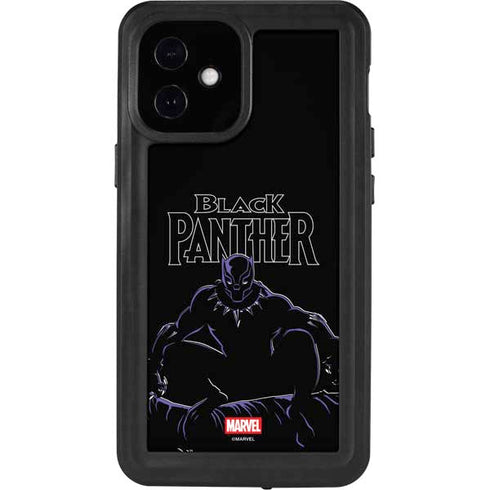 Marvel Black Panther Night Time Watch iPhone 12 Mini Waterproof Case