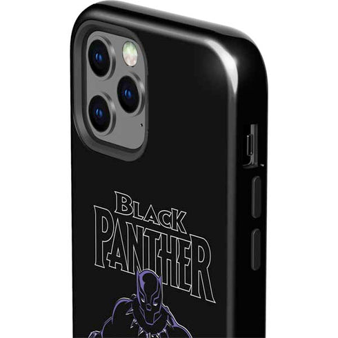 Marvel Black Panther Night Time Watch iPhone 12 Pro Impact Case