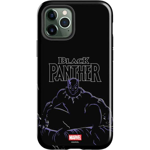 Marvel Black Panther Night Time Watch iPhone 12 Pro Max Impact Case
