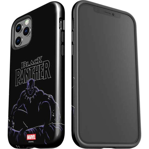 Marvel Black Panther Night Time Watch iPhone 12 Pro Max Impact Case