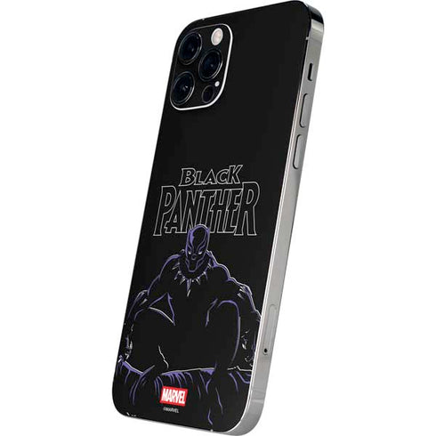 Marvel Black Panther Night Time Watch iPhone 12 Pro Skin