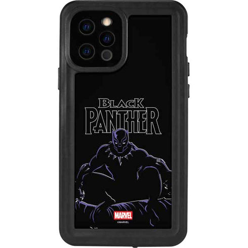 Marvel Black Panther Night Time Watch iPhone 12 Pro Waterproof Case
