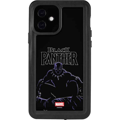 Marvel Black Panther Night Time Watch iPhone 12 Waterproof Case