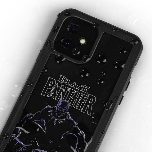 Marvel Black Panther Night Time Watch iPhone 12 Waterproof Case