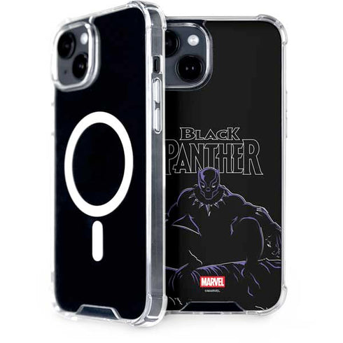 Marvel Black Panther Night Time Watch iPhone 13 MagSafe Case