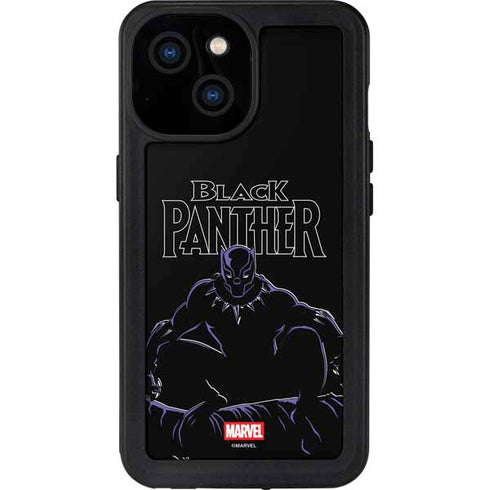 Marvel Black Panther Night Time Watch iPhone 13 Mini Waterproof Case